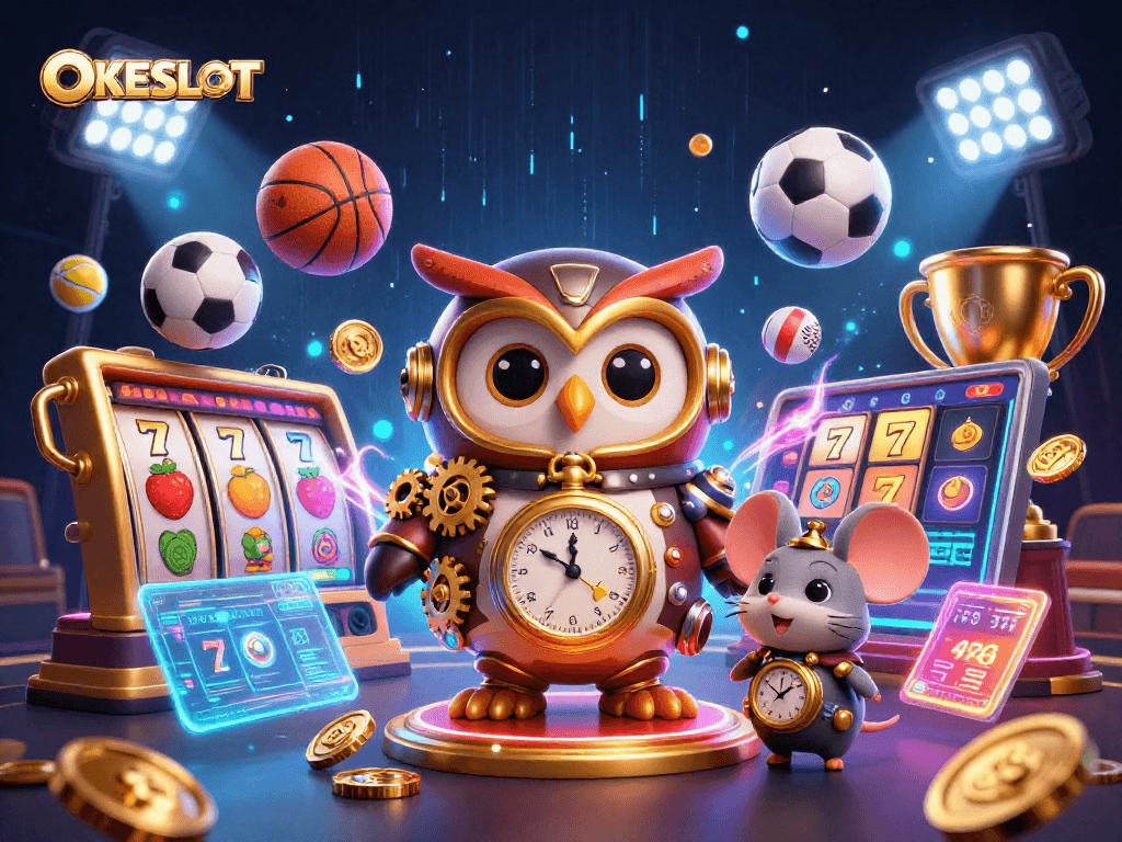 OKESLOT memberikan pengalaman bermain slot yang menyenangkan dengan jackpot dan simbol keberuntungan.