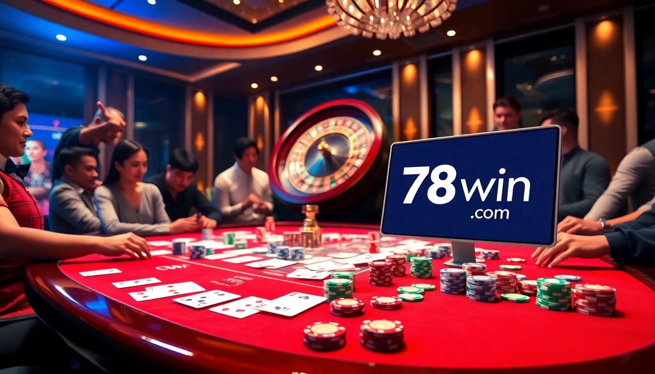 Experience thrilling gameplay at 78win com with vibrant casino elements and exciting competitions.
