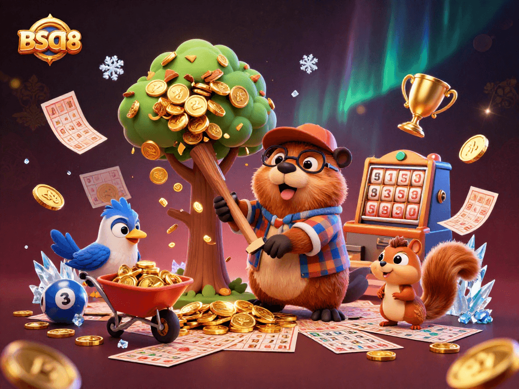 Engage with BSO188 lottery excitement through vibrant 3D characters and dynamic gambling elements.