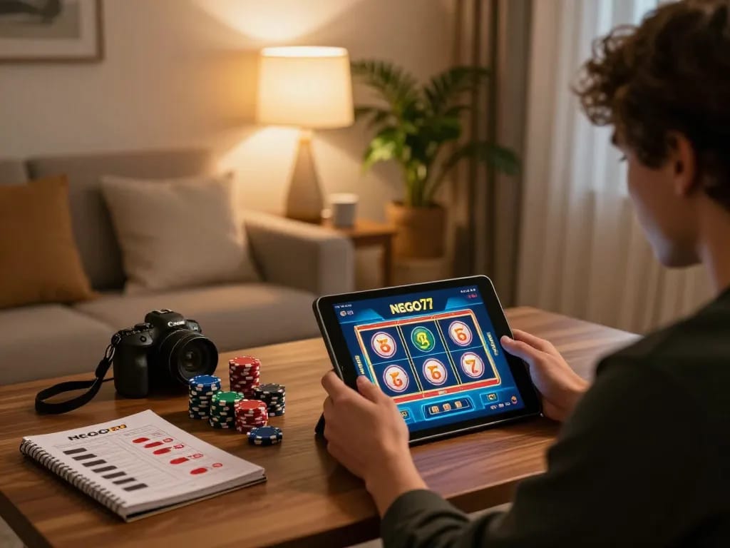 Engage with NEGO77 for a winning online casino experience in a cozy home setting