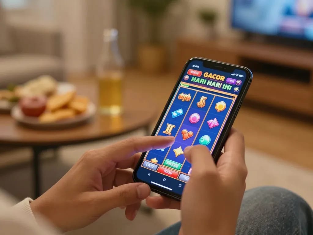 Experience thrilling slot gacor hari ini gameplay on smartphones, showcasing vibrant graphics and engaging atmosphere.