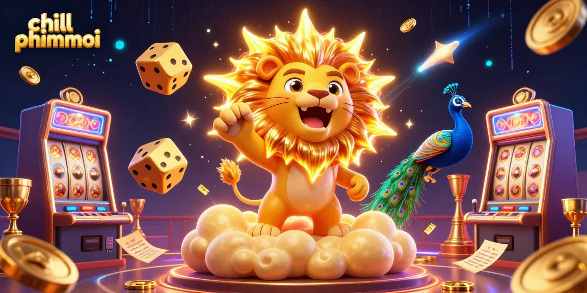 Engaging chill phimmoi casino illustration featuring vibrant characters and dynamic game elements.