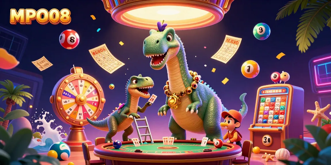 Engage with MPO08's thrilling casino experience featuring dynamic gaming elements and vibrant 3D characters.