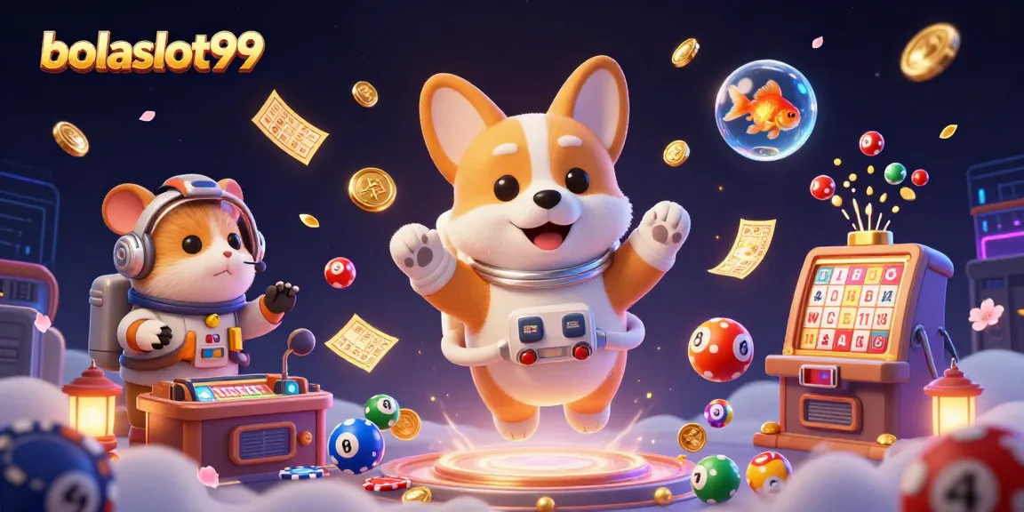 Engage with bolaslot99 in a vibrant space casino adventure filled with lottery excitement.