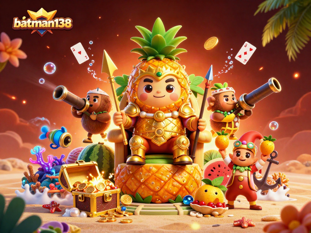Experience thrilling gameplay at batman138 with golden treasures and lively casino characters.