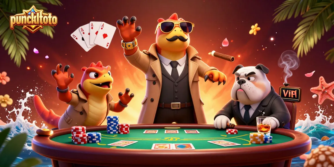 Raptor tiga dalam jas trench berusaha memasuki VIP casino puncaktoto dengan bouncer bulldog.