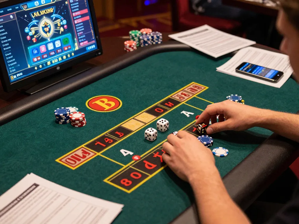 Engaging scene of Tài Xỉu gameplay showing dynamic betting actions on an online casino interface.