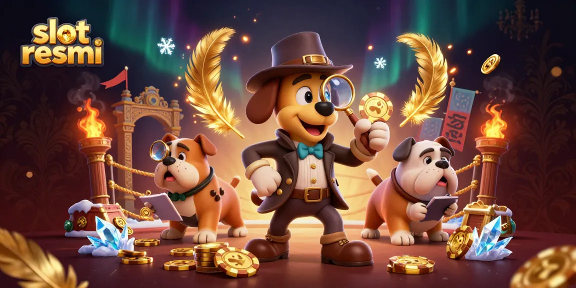 Putaran slot resmi yang dipimpin detektif kartun, menemukan koin emas.