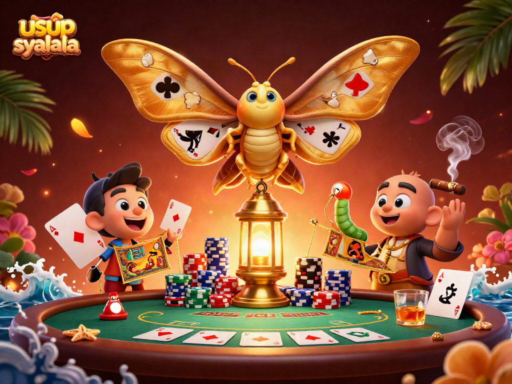 Permainan "usup syalala" yang menggoda saat bermain poker dengan fantastis.