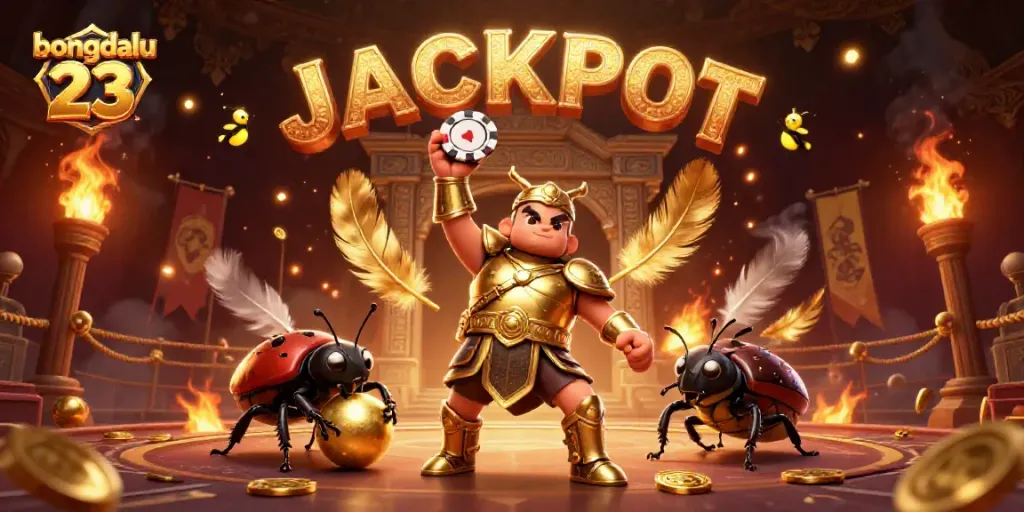 Witness the excitement of bongdalu 23 with vibrant characters, gambling elements, and golden triumphs!