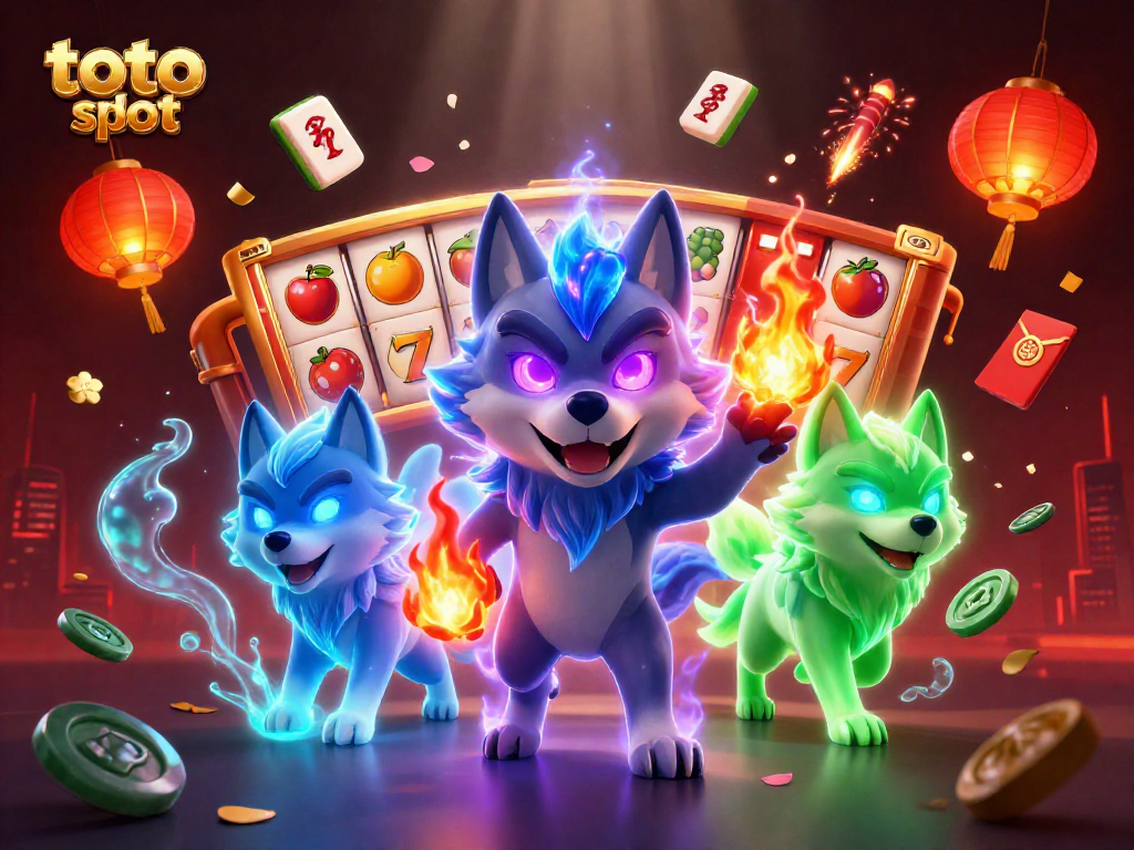 Menangkan hadiah megah dengan toto slot di mesin slot bercahaya dan simbol menarik.