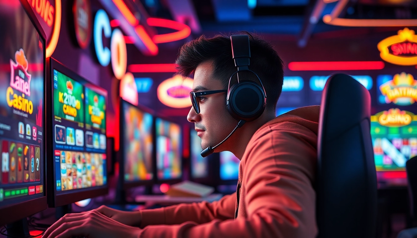 Kutu4d Gamer bermain di kasino online dengan tampilan game yang menarik.