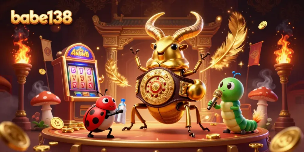 Permainan slot di babe138 dengan simbol bertuah dan peluang besar untuk menang.