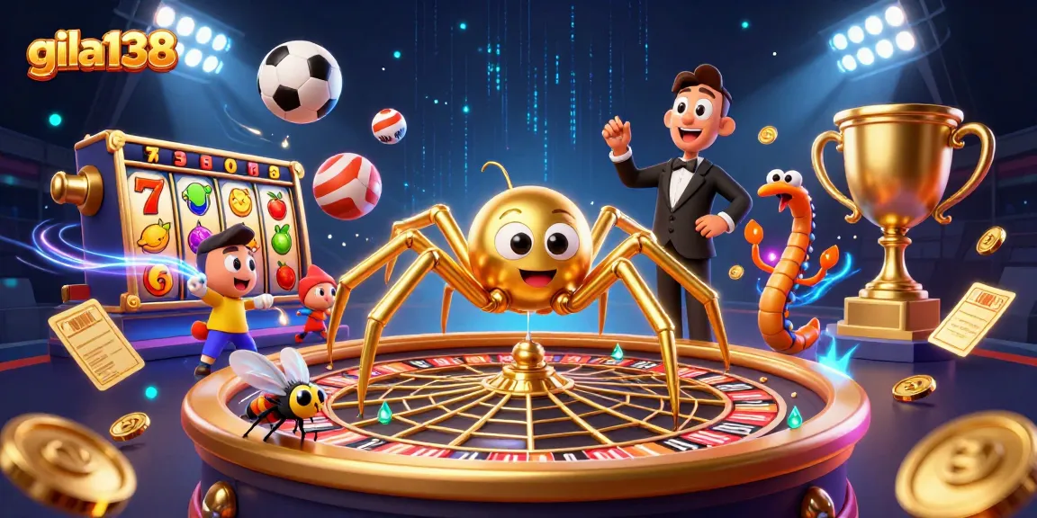 gila138 menang taruhan dengan simbol mesin slot dan elemen judi yang menarik