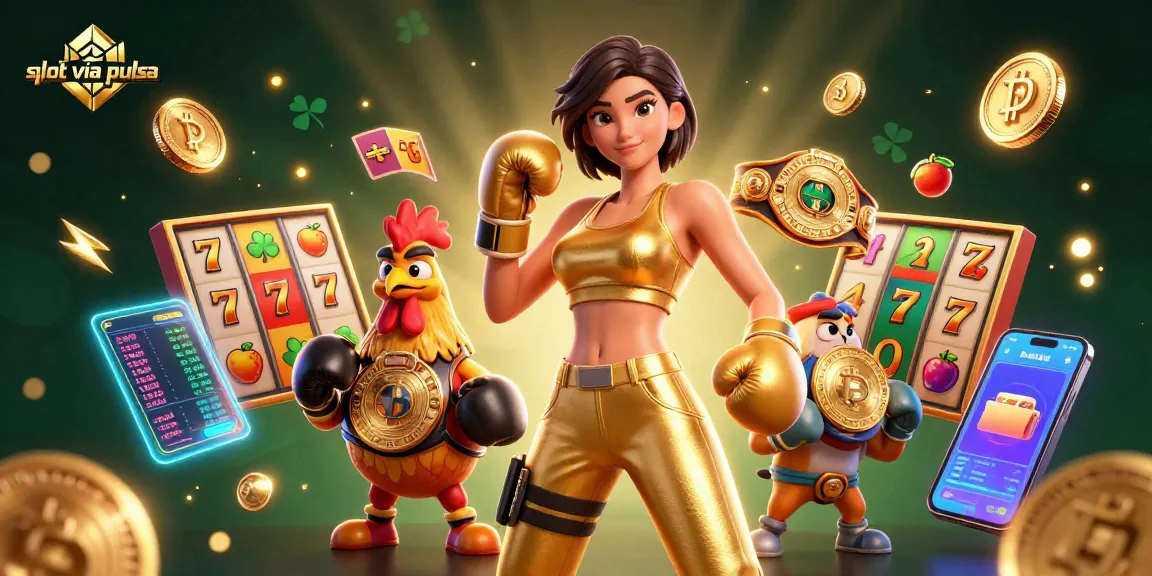 Spin and win at slot via pulsa with exciting games and vibrant 3D graphics boosting your fun!