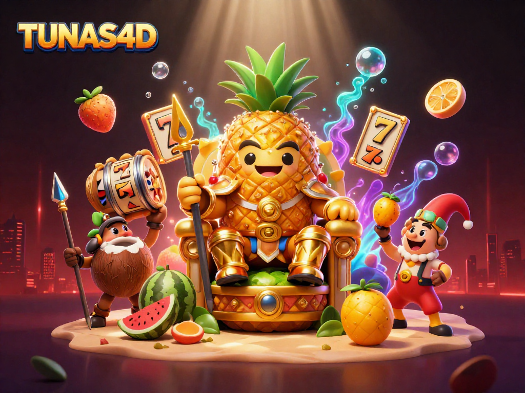 TUNAS4D brings exciting slot experiences to life with vibrant characters in a tropical casino setting.