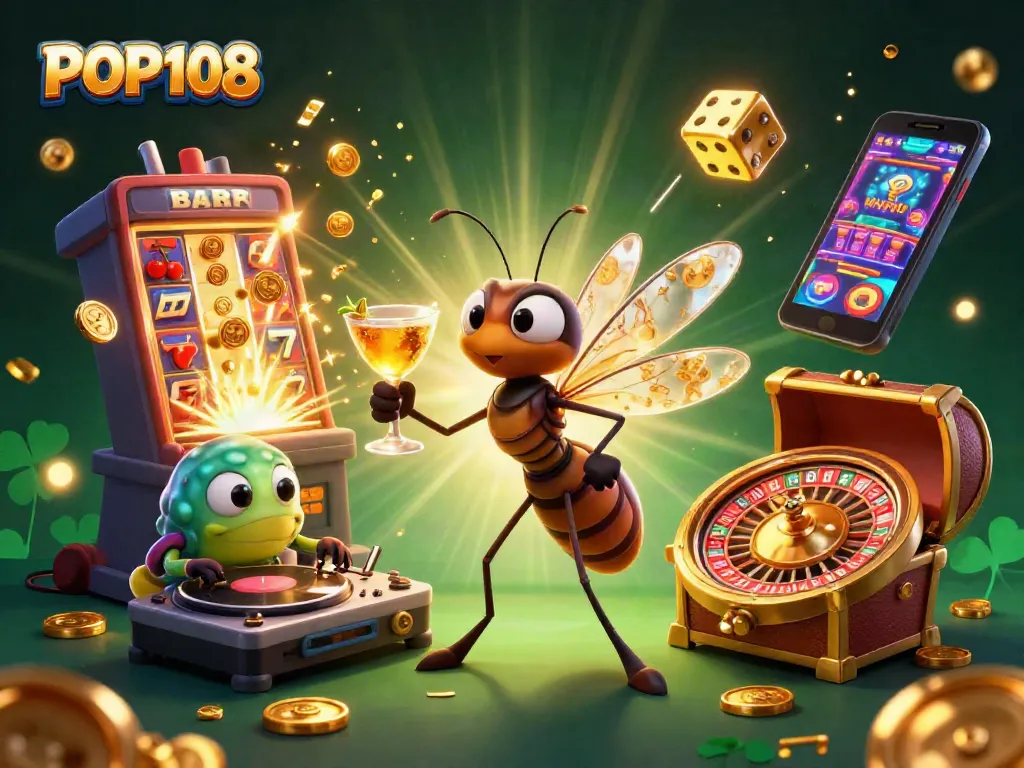 Menangkan jackpot di kasino dengan karakter POP108 yang menarik dan sumur keberuntungan bersinar.