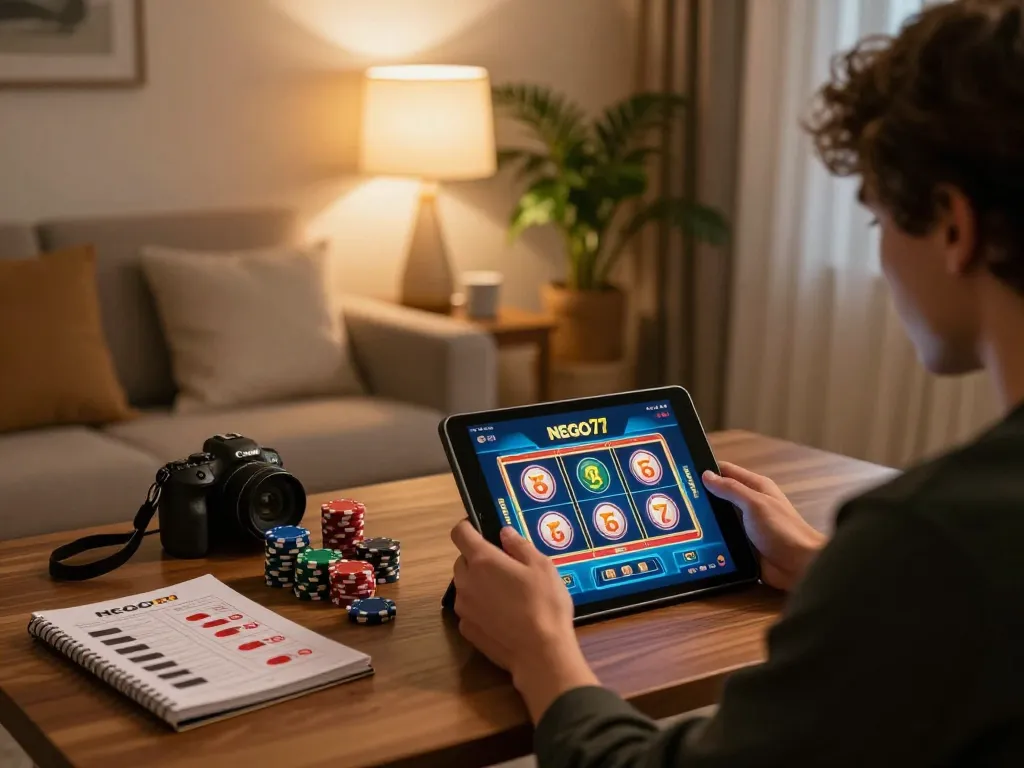Engage with NEGO77 for a winning online casino experience in a cozy home setting
