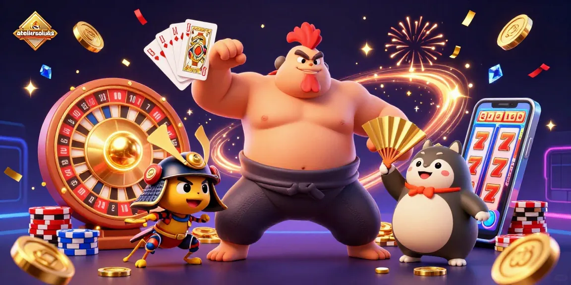 Experience the thrilling world of ateliersaluka with dynamic casino characters celebrating big wins!