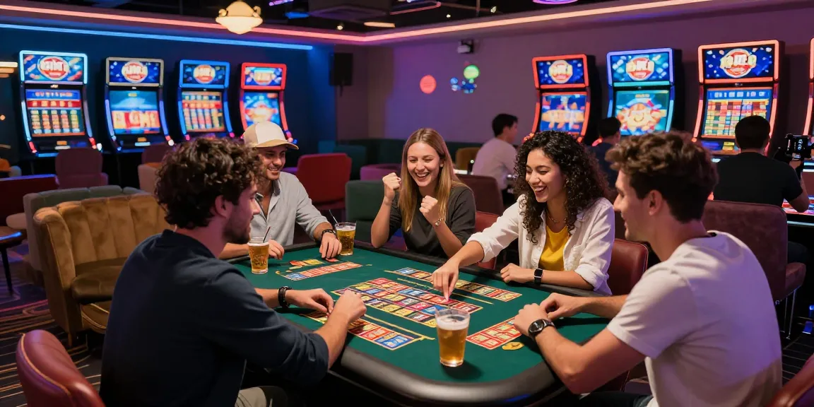 Ratutogel: Suasana permainan togel yang meriah dan penuh energi di lounge modern.