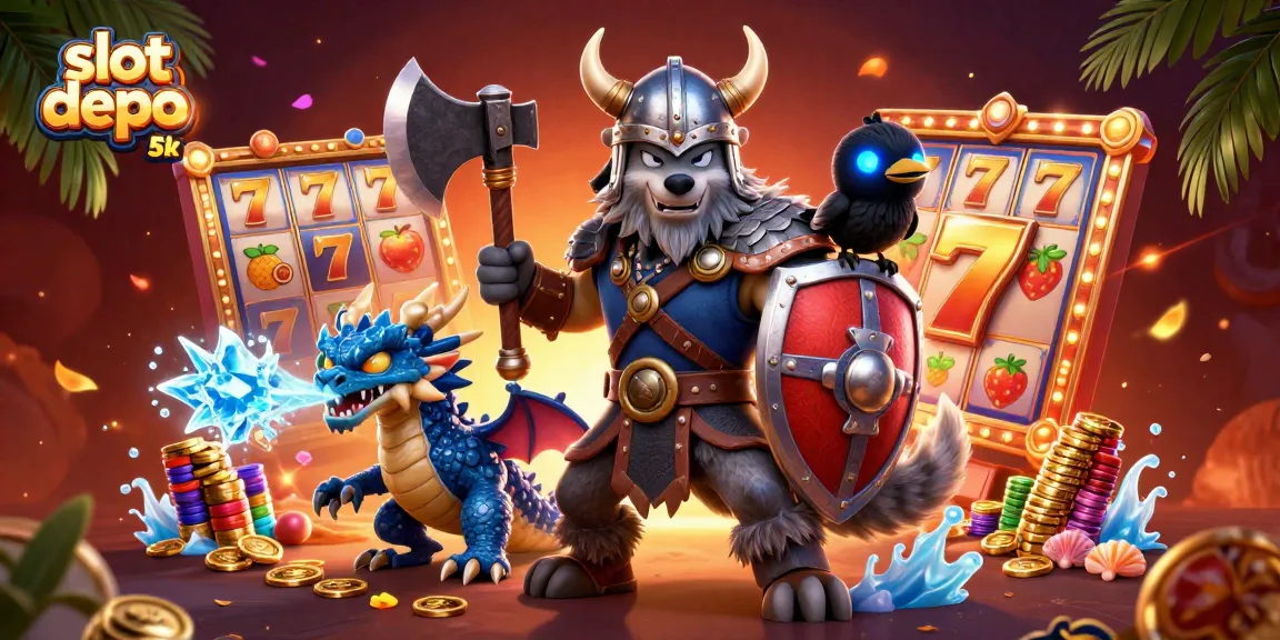 Spin the reels and win with slot depo 5k as Viking warriors battle alongside enchanted dragons.