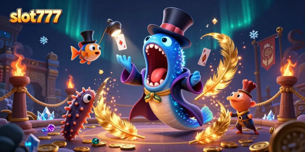 Menangkan slot777 dengan gulper eel ajaib dan ikan pemancing di arena perjudian yang megah