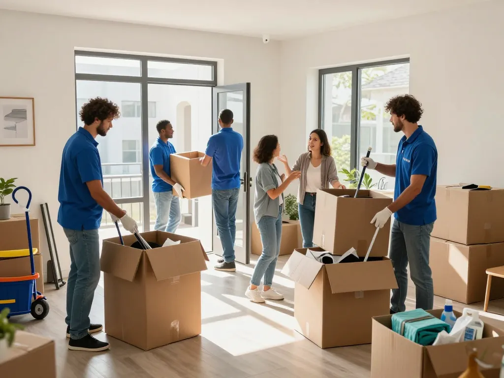 Effizienter Räumung Wien-Service, der eine überfüllte Wohnung professionell räumt.