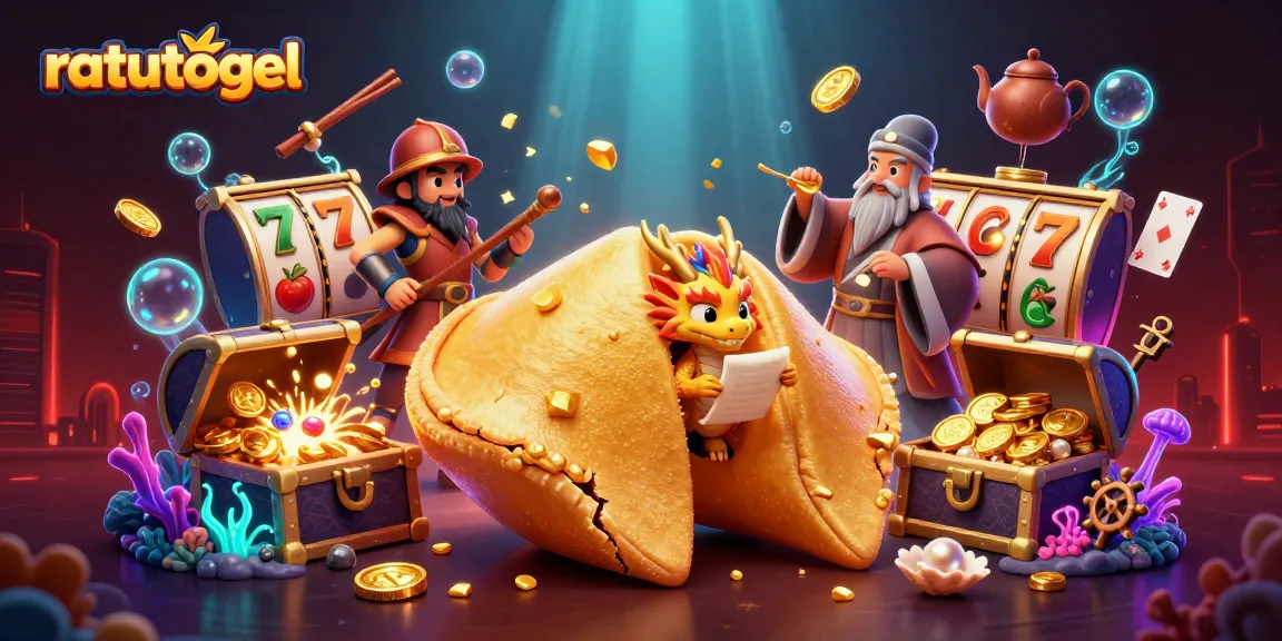 Ratutogel hadir dengan ilustrasi kasino yang kaya, menampilkan slot dan simbol keberuntungan.