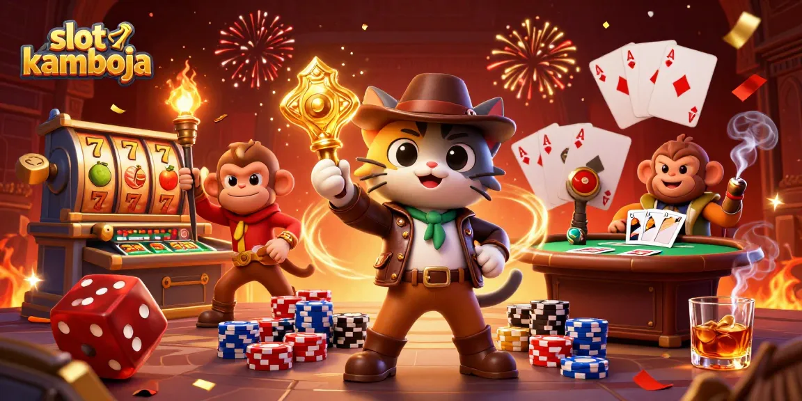Memenangkan jackpot dengan slot kamboja, karakter pemula menjelajahi dunia perjudian.
