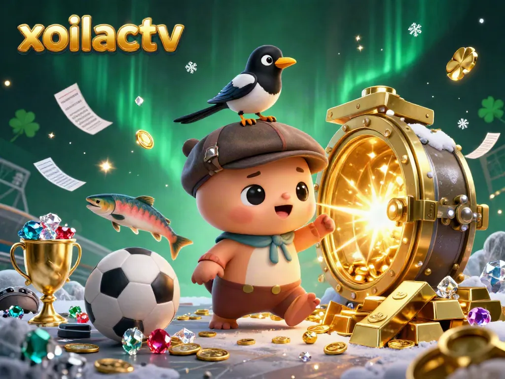 Experience thrilling football action with xoilactv as playful Nessie and friends enjoy a rich, detailed betting scene.