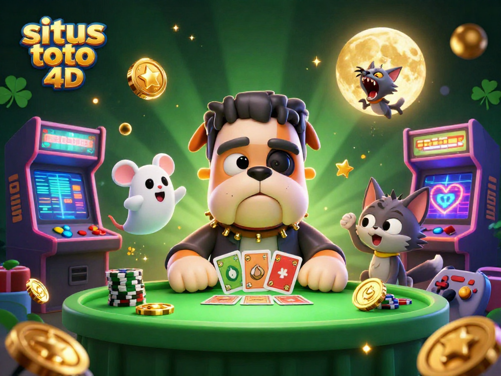 Permainan menarik di situs toto 4D dengan karakter unik dan elemen kasino yang kaya