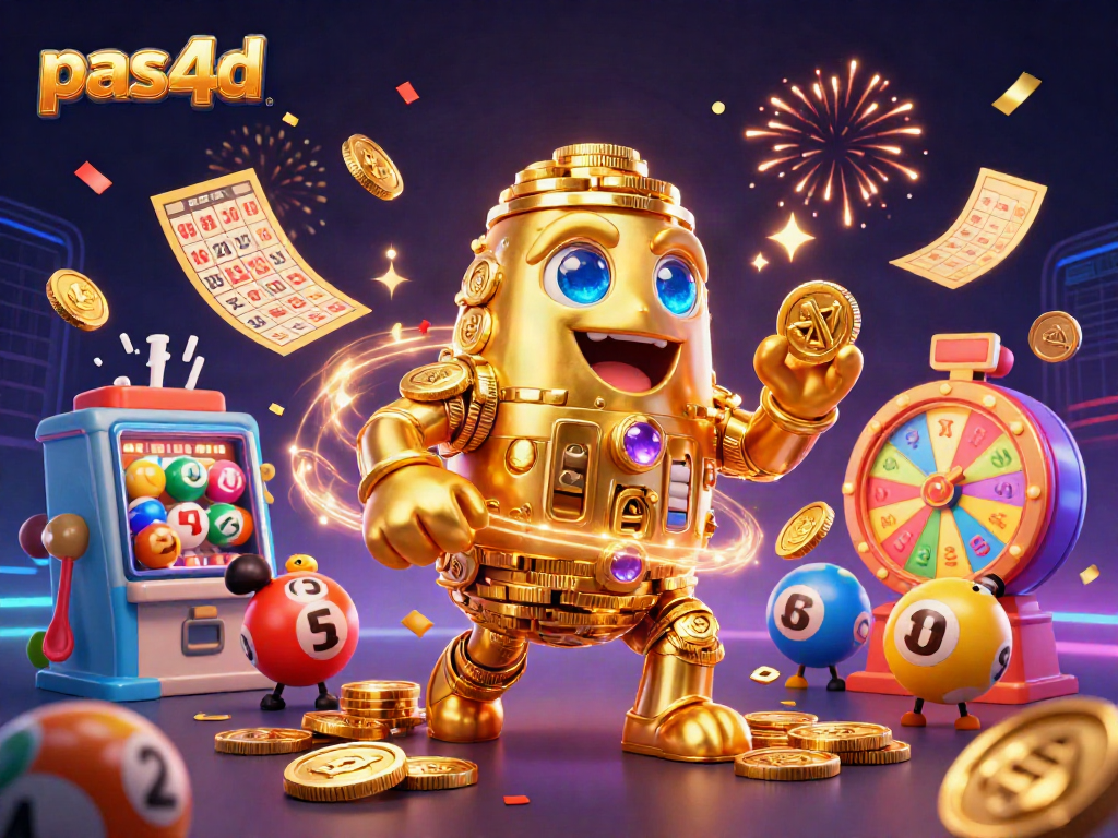 Menangkan hadiah dengan pas4d melalui bola lotere berwarna-warni dan karakter golem emas yang memukau.