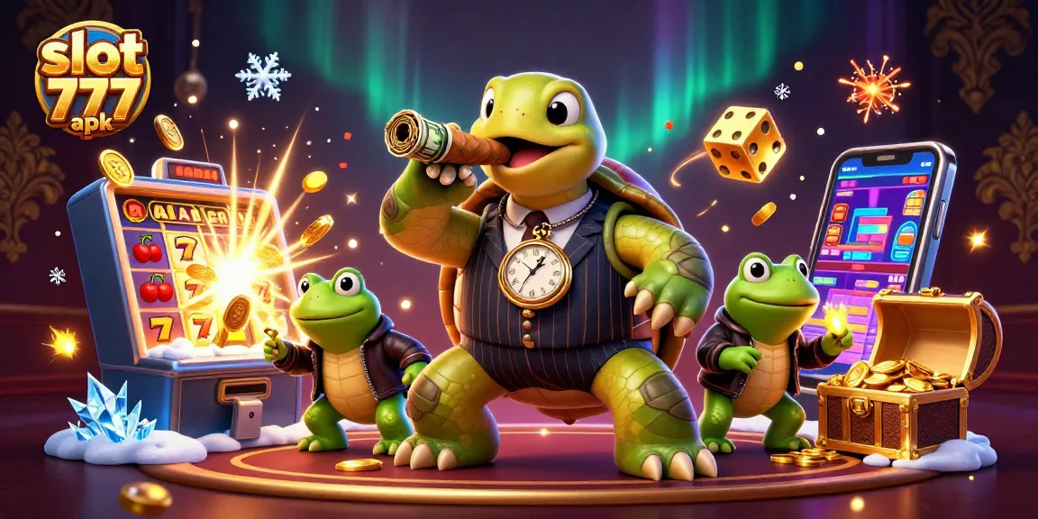 Menangkan jackpot besar dengan slot 777 apk dalam ilustrasi kasino yang menarik.