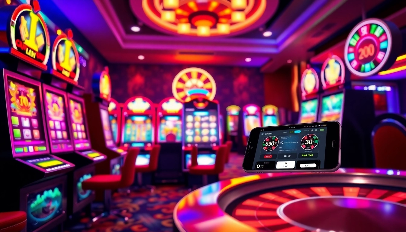 Experience the thrill of gambling with link slot pakai pulsa as you spin colorful slot machines.