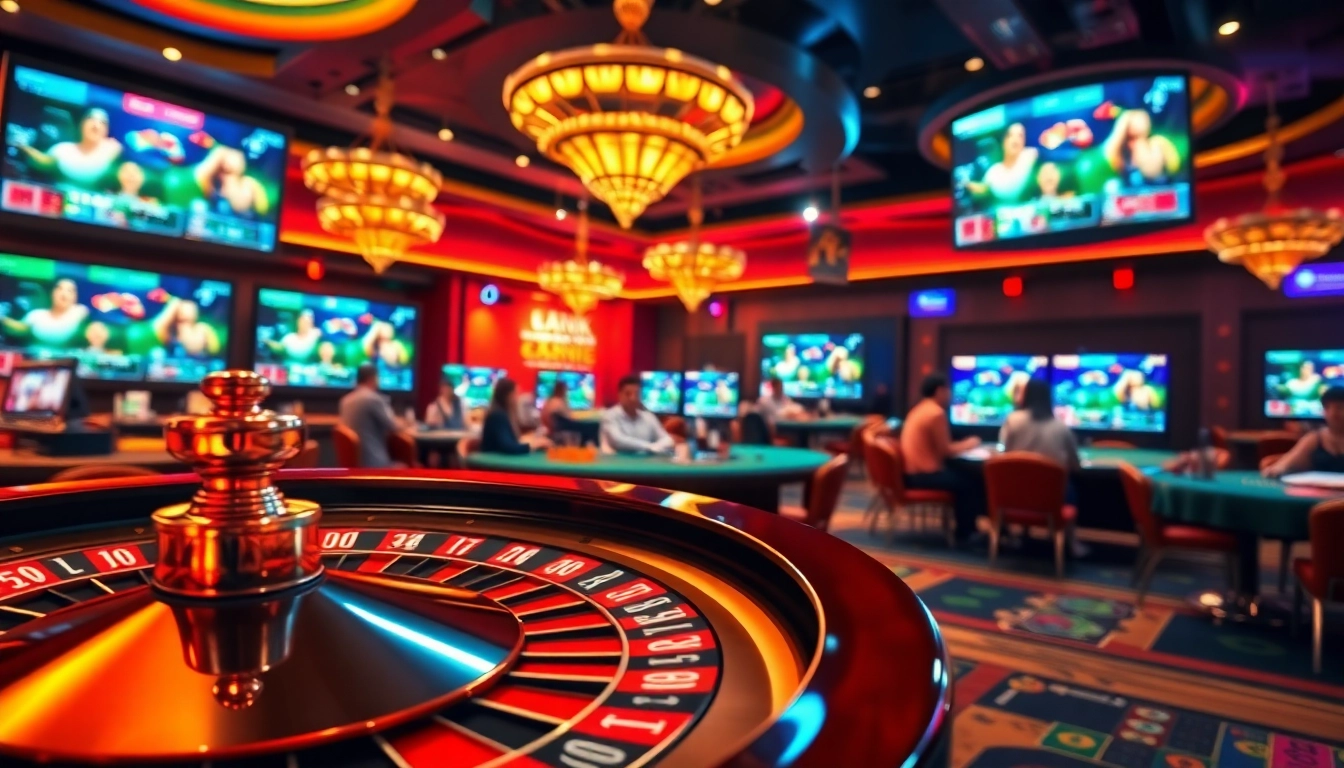 Experience link xem trực tiếp at GAVB79 with exciting casino elements and vibrant atmosphere.