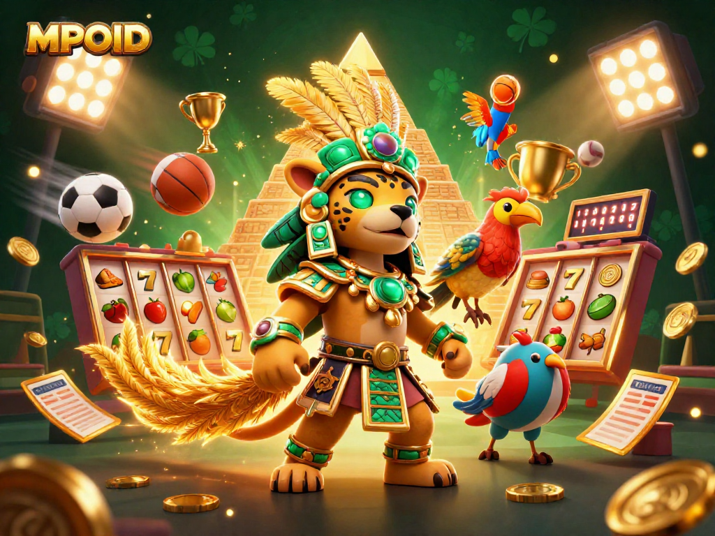 MPOID offers engaging slot games with exciting jackpots, featuring vibrant characters and dynamic elements.