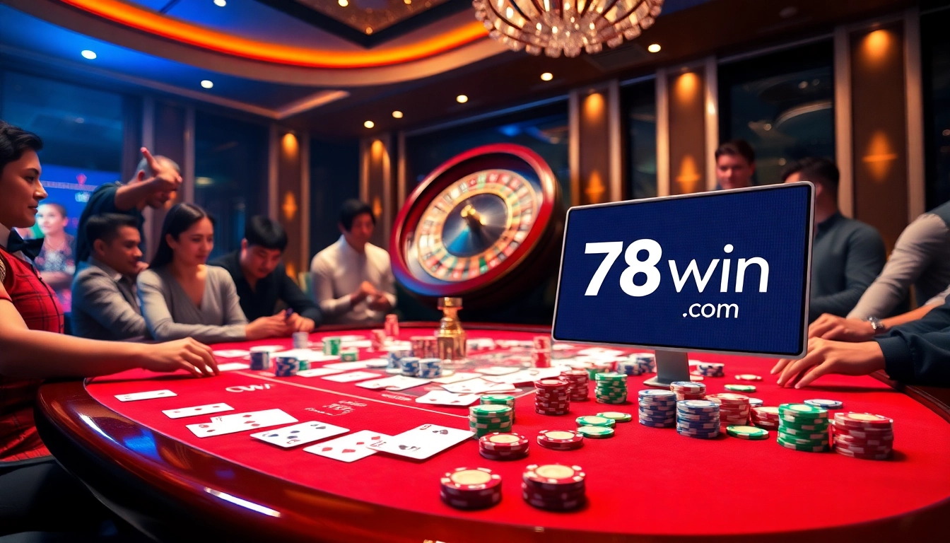 Experience thrilling gameplay at 78win com with vibrant casino elements and exciting competitions.