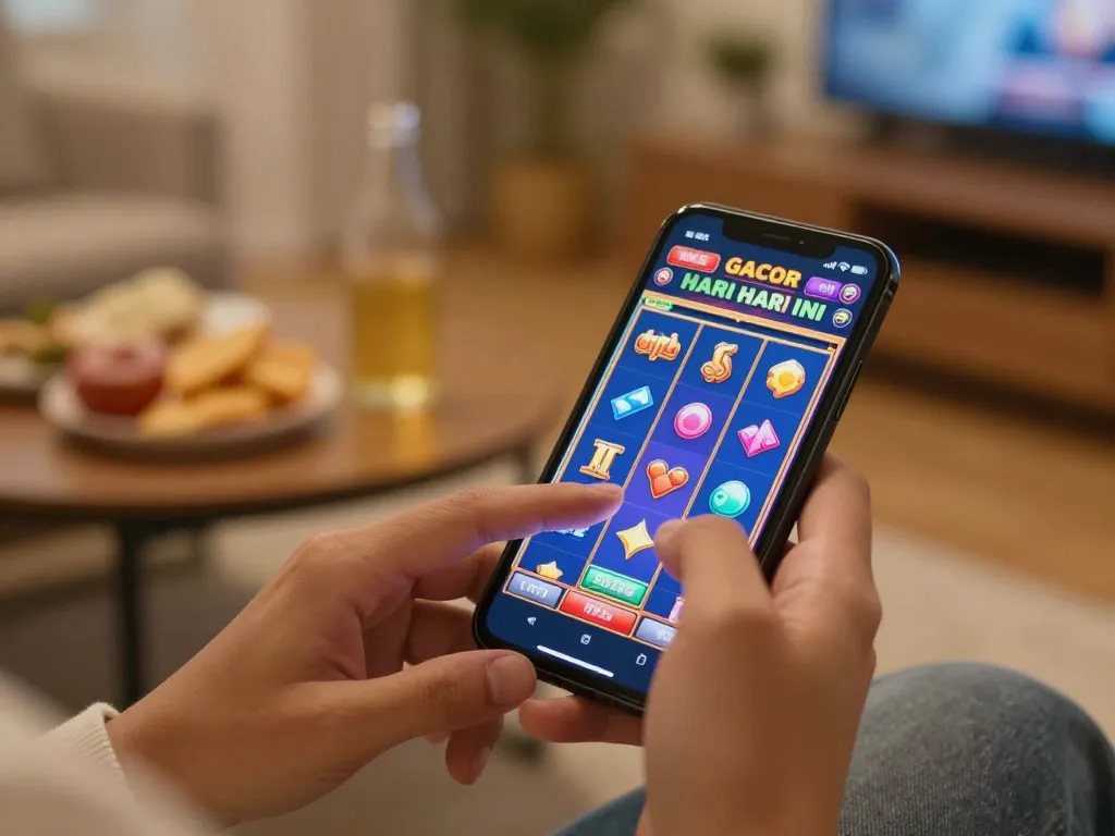 Experience thrilling slot gacor hari ini gameplay on smartphones, showcasing vibrant graphics and engaging atmosphere.