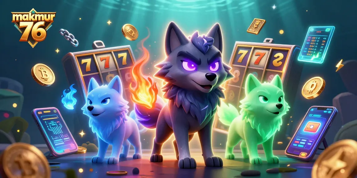 Win big with makmur 76 as the 3D wolf pack guides you through exciting slot adventures!