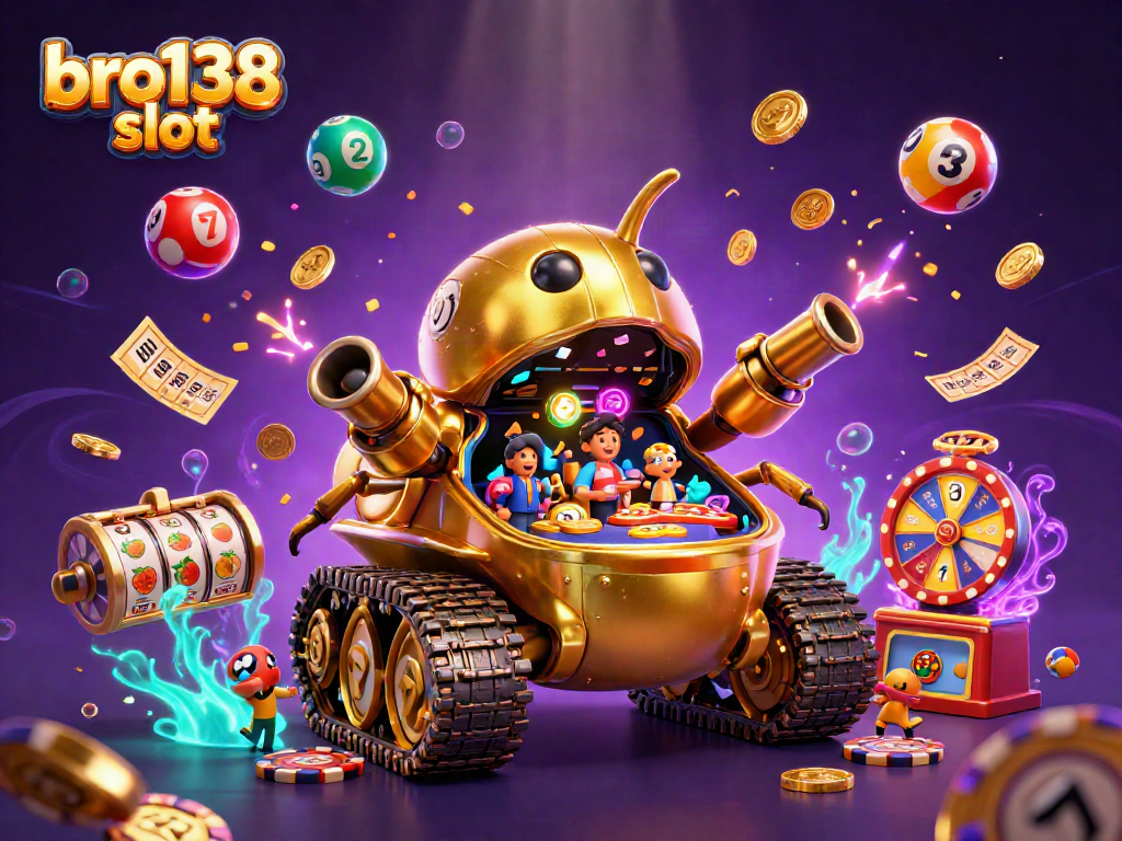Spin the reels of bro138 slot for epic wins within a golden casino beetle tank!