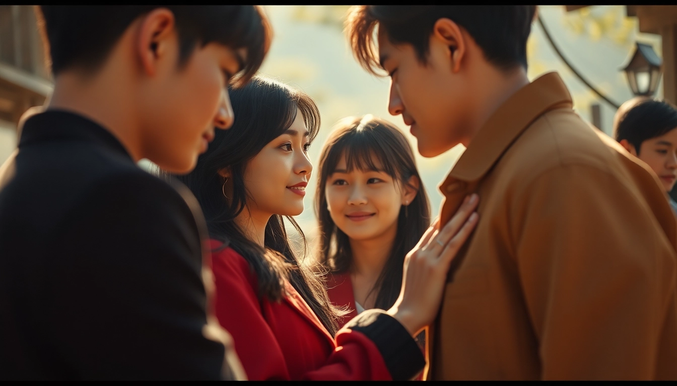 Momen romantis dalam film semi jepang yang menampilkan karakter utama.