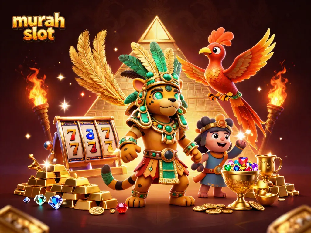 Putar slot murah dan menangkan harta karun luar biasa dalam ilustrasi 3D yang megah